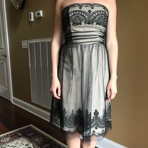 David’s Bridal Strapless Dress